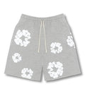 "Flower" Shorts Grey